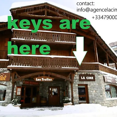 Apartment Cimes De Caron - Location: Proche De La Galerie Commercante Et Des Pistes Mae-9075