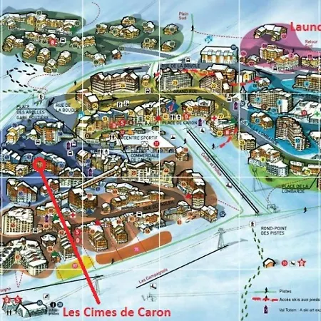 Apartment Cimes De Caron - Location: Proche De La Galerie Commercante Et Des Pistes Mae-9075